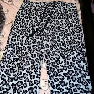 Leopard pajama pants